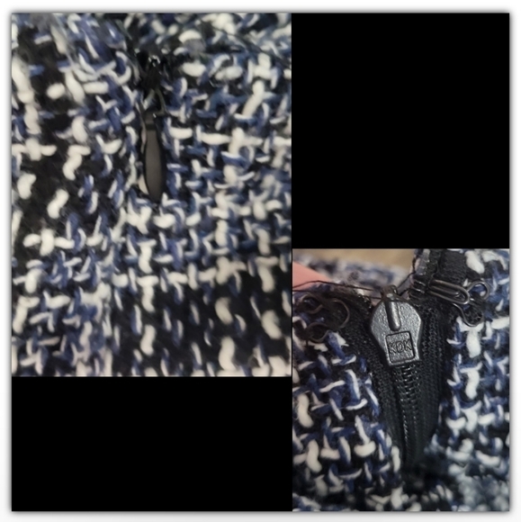 Shein tweed style with fringe on bottom size medium - Picture 4 of 6